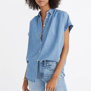 Madewell Blue Button Down Shirt